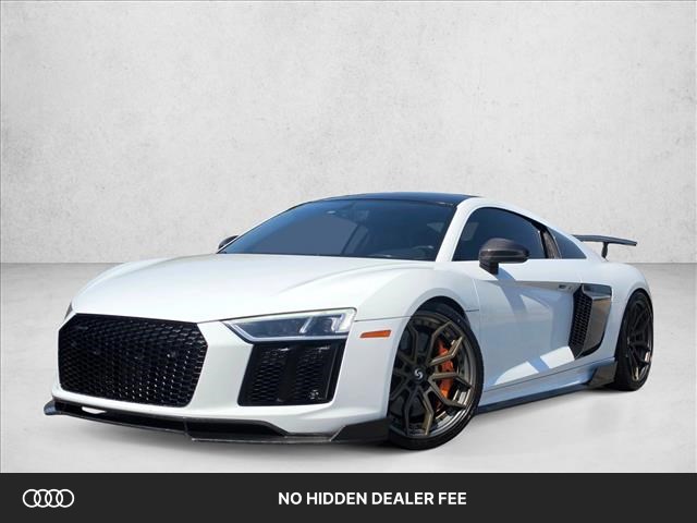 White 2017 Audi R8 Coupe All-Wheel Drive 7-Speed Automatic
