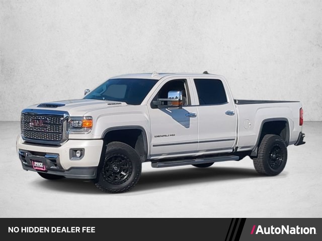 White Frost Tricoat 2018 GMC Sierra 3500HD Pickup Truck Four-Wheel Drive 6-Speed Automatic