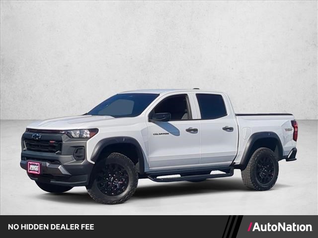 Summit White 2023 Chevrolet Colorado Pickup Truck Four-Wheel Drive 8-Speed Automatic