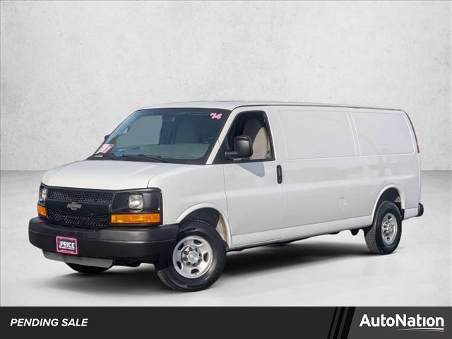Summit White 2014 Chevrolet Express Cargo 3500 Extended RWD Van Rear-Wheel Drive 6-Speed Automatic