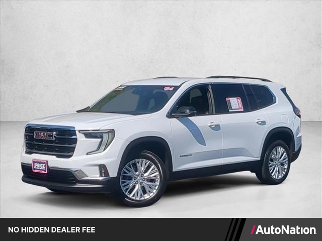 Summit White 2024 GMC Acadia SUV / Crossover Four-Wheel Drive 8-Speed Automatic