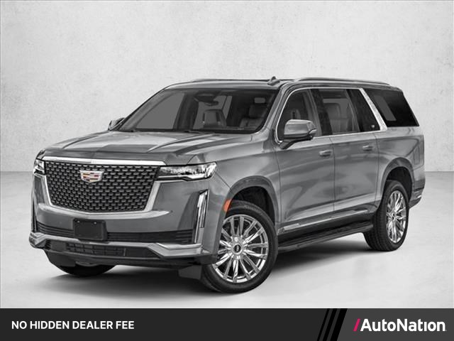 Argent Silver Metallic 2024 Cadillac Escalade ESV Premium Luxury 4WD SUV / Crossover Four-Wheel Drive Automatic