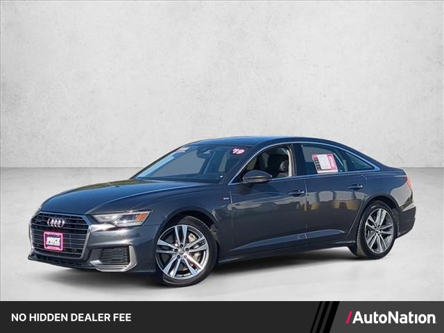 Silver/Gray 2019 Audi A6 Sedan All-Wheel Drive Automatic