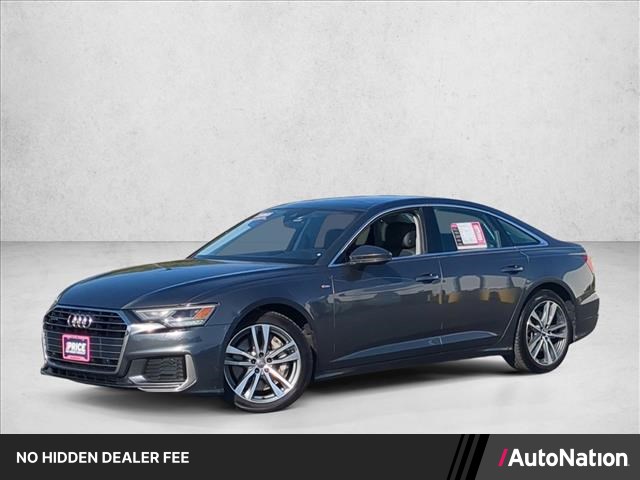 Silver/Gray 2019 Audi A6 Sedan All-Wheel Drive Automatic