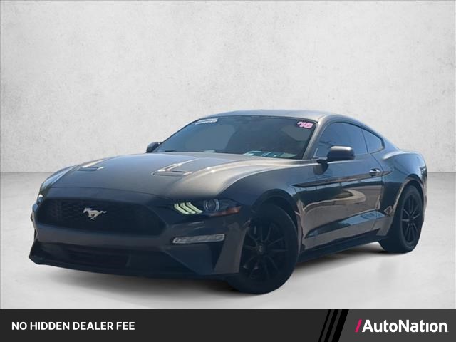 Gray (Magnetic Metallic) 2018 Ford Mustang Coupe Rear-Wheel Drive Automatic