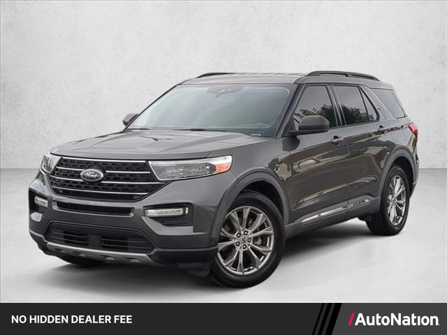 Gray (Magnetic Metallic) 2020 Ford Explorer SUV / Crossover Rear-Wheel Drive Automatic
