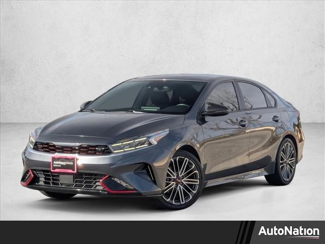 Gravity Gray 2023 Kia Forte GT FWD Sedan Front-Wheel Drive Automatic