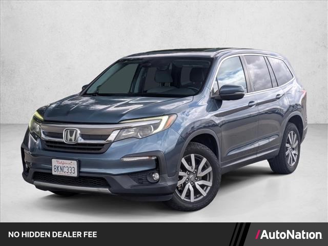 Gray (Steel Sapphire Metallic) 2019 Honda Pilot SUV / Crossover Front-Wheel Drive Automatic