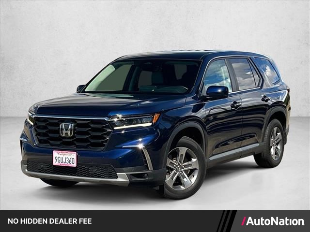 Black (Obsidian Blue Pearl) 2023 Honda Pilot EX-L AWD SUV / Crossover All-Wheel Drive Automatic