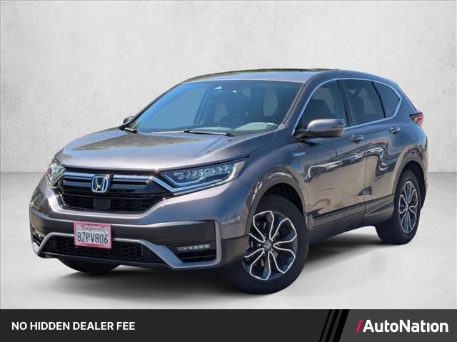 Gray (Modern Steel Metallic) 2022 Honda CR-V Hybrid SUV / Crossover All-Wheel Drive Continuously Variable Transmission
