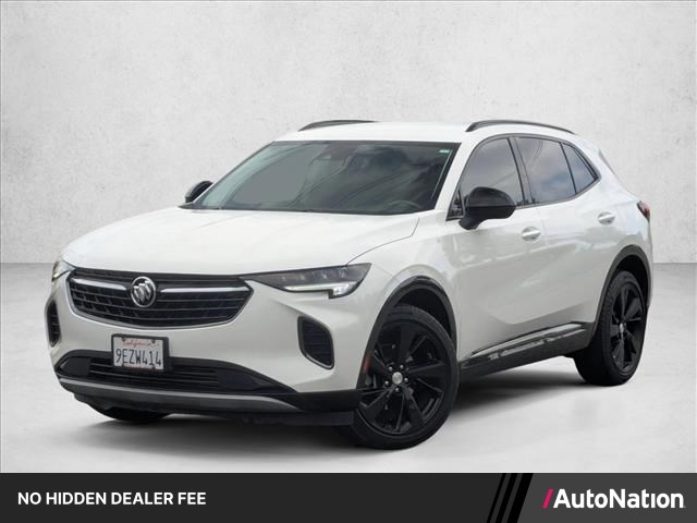 Summit White 2021 Buick Envision Preferred FWD SUV / Crossover Front-Wheel Drive 9-Speed Automatic