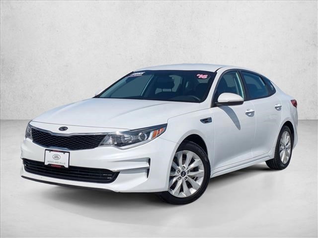Snow White Pearl 2016 Kia Optima LX Sedan Front-Wheel Drive Automatic