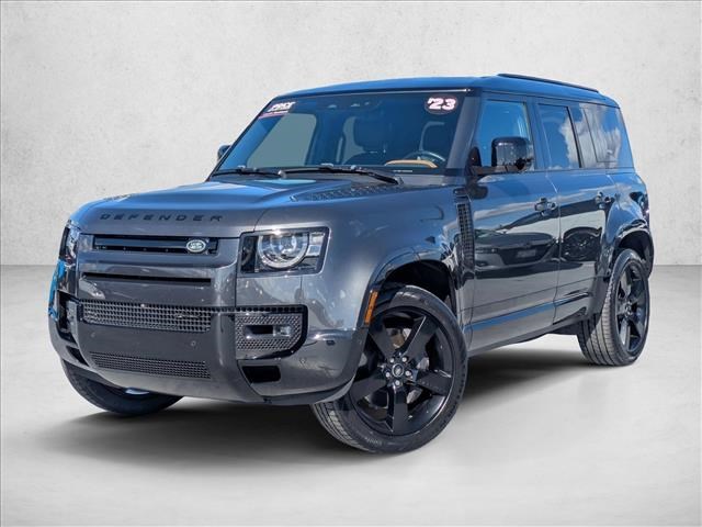 Gray (Carpathian Grey Premium Metallic) 2023 Land Rover Defender 110 X-Dynamic SE AWD SUV / Crossover All-Wheel Drive Automatic