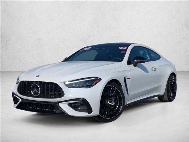 Manufaktur Moonlight White Metallic 2024 Mercedes-Benz CLE Coupe All-Wheel Drive Automatic