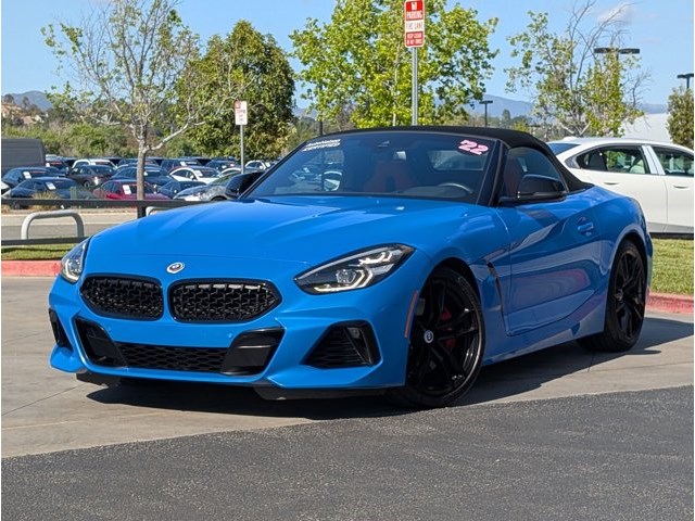 Misano Blue Metallic 2022 BMW Z4 M40i RWD Convertible Rear-Wheel Drive 8-Speed Automatic