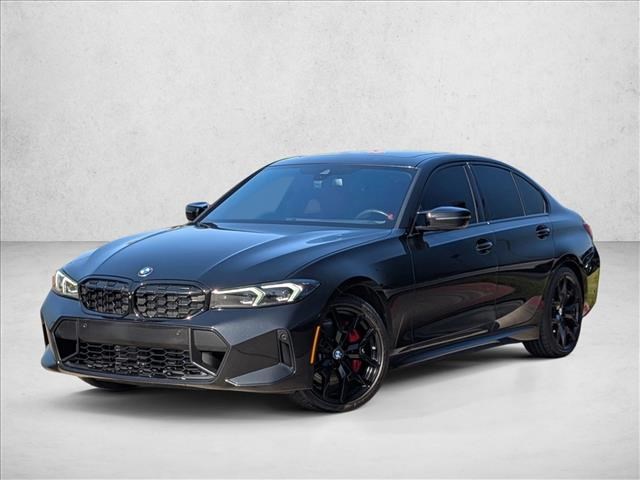 Black Sapphire Metallic 2025 BMW 3 Series M340i xDrive Sedan All-Wheel Drive Automatic