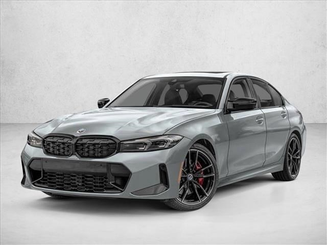 Gray (Skyscraper Grey Metallic) 2025 BMW 3 Series M340i xDrive Sedan All-Wheel Drive Automatic