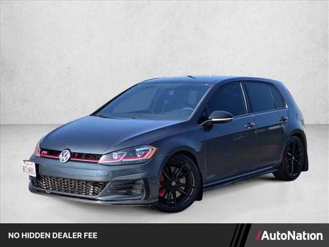 Cornflower Blue 2021 Volkswagen Golf GTI Hatchback Front-Wheel Drive 7-Speed Automatic