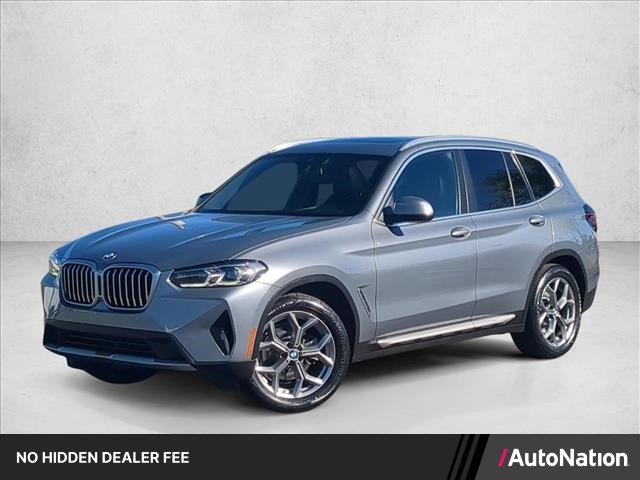 Gray (Skyscraper Grey Metallic) 2024 BMW X3 SUV / Crossover Rear-Wheel Drive Automatic