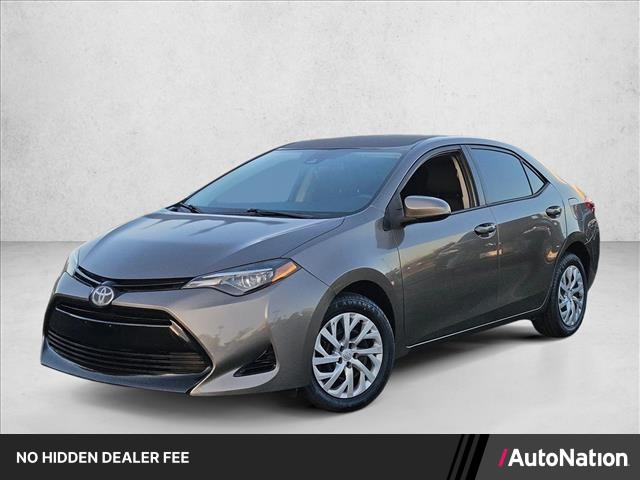 Falcon Gray Metallic 2018 Toyota Corolla Sedan Front-Wheel Drive Automatic