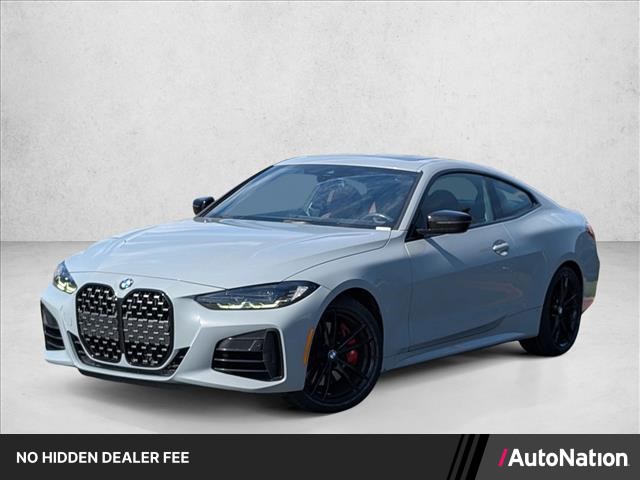 Gray (Brooklyn Grey Metallic) 2024 BMW 4 Series Coupe All-Wheel Drive Automatic