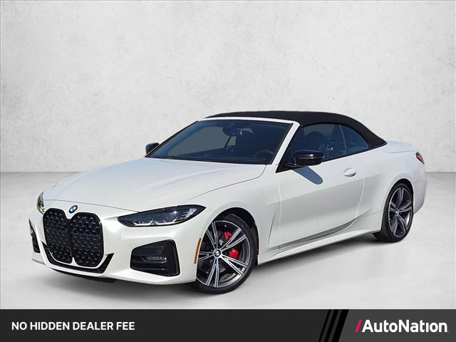 Mineral White Metallic 2024 BMW 4 Series Convertible Rear-Wheel Drive Automatic
