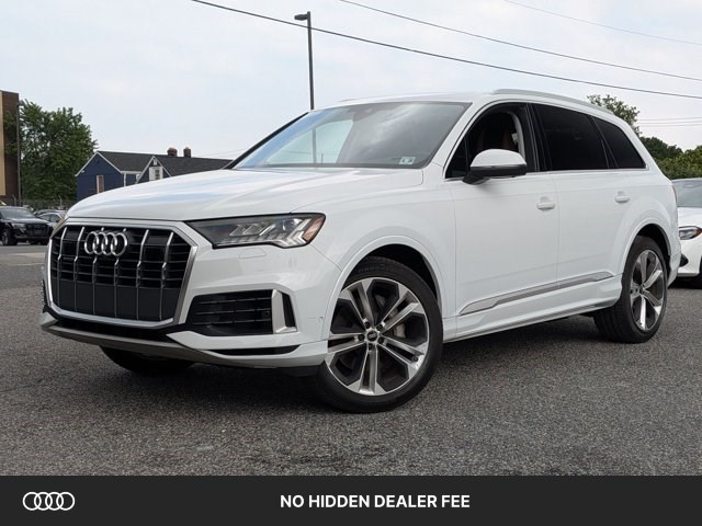 Glacier White Metallic 2023 Audi Q7 SUV / Crossover All-Wheel Drive Automatic