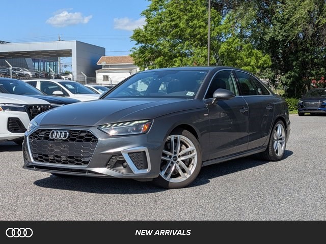 Silver 2023 Audi A4 quattro Premium Plus S Line 45 TFSI AWD Sedan All-Wheel Drive 7-Speed Automatic
