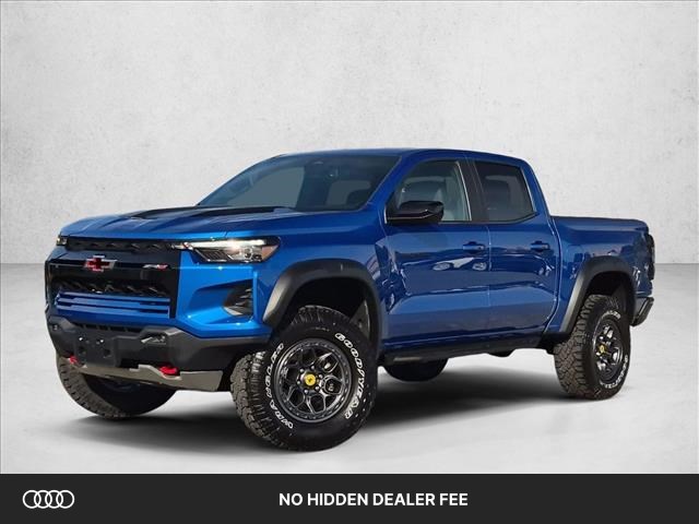 Glacier Blue Metallic 2024 Chevrolet Colorado Pickup Truck Four-Wheel Drive 8-Speed Automatic