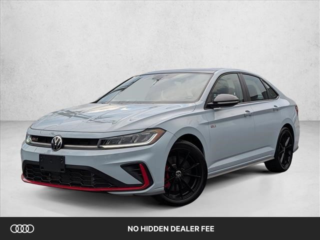 Monument Gray w/De 2025 Volkswagen Jetta GLI Autobahn FWD Sedan Front-Wheel Drive 7-Speed Automatic