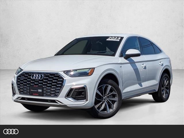 Glacier White Metallic 2023 Audi Q5 Sportback quattro Premium Plus S Line 45 TFSI AWD Sedan All-Wheel Drive Automatic