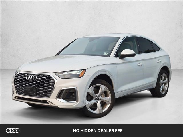 Silver 2023 Audi Q5 Sportback Sedan All-Wheel Drive Automatic