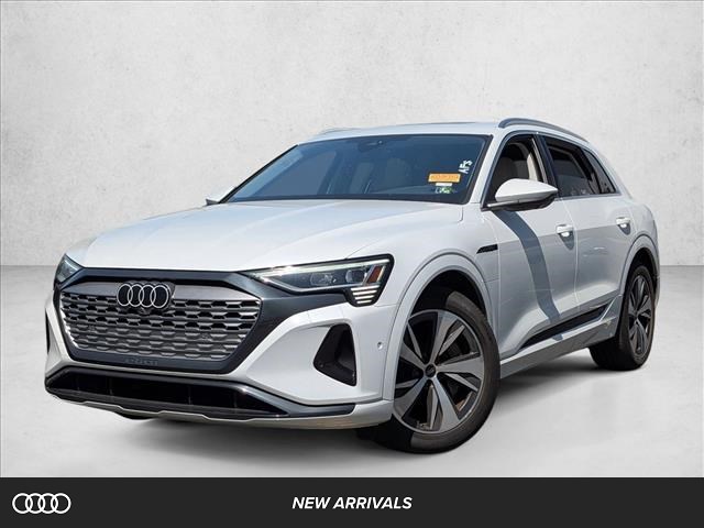 Silver 2024 Audi Q8 e-tron quattro Premium Plus AWD SUV / Crossover All-Wheel Drive 1-Speed Automatic