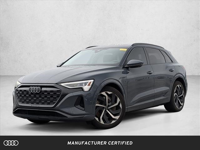 Magnet Gray 2024 Audi Q8 e-tron quattro Premium Plus AWD SUV / Crossover All-Wheel Drive 1-Speed Automatic