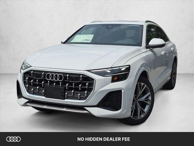 Glacier White Metallic 2026 Audi Q8 SUV / Crossover All-Wheel Drive Automatic