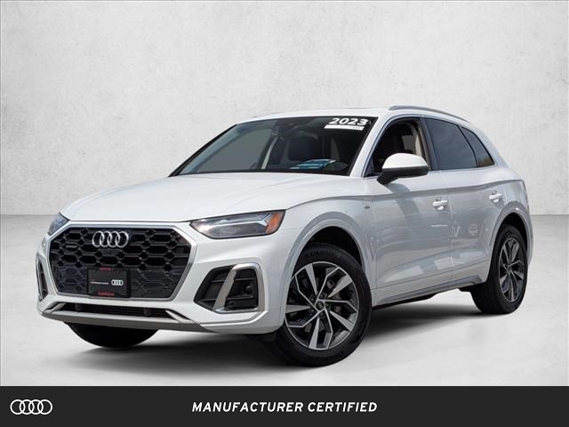 Glacier White Metallic 2023 Audi Q5 quattro Premium Plus S Line 45 TFSI SUV / Crossover All-Wheel Drive Automatic