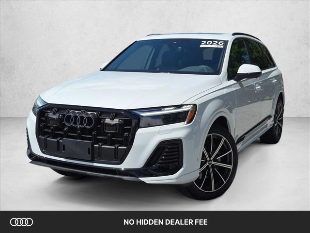 Glacier White Metallic 2026 Audi Q7 SUV / Crossover All-Wheel Drive Automatic