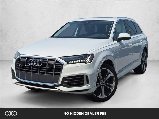 Glacier White Metallic 2023 Audi Q7 SUV / Crossover All-Wheel Drive Automatic