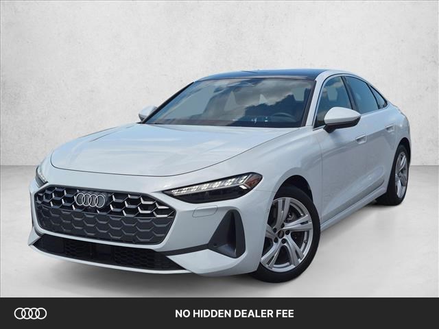 Glacier White Metallic 2025 Audi A5 Sedan All-Wheel Drive Automatic