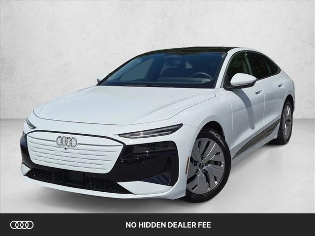 Glacier White Metallic 2025 Audi A6 e-tron Sportback Sedan Rear-Wheel Drive Automatic