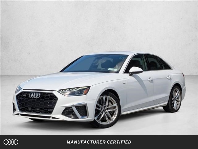 Ibis White 2023 Audi A4 quattro Premium S Line 45 TFSI AWD Sedan All-Wheel Drive Automatic