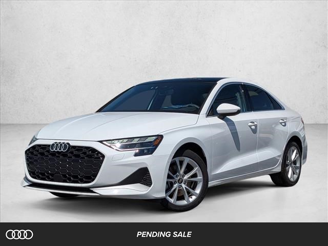 Arkona White 2025 Audi A3 quattro Premium 40 TFSI Sedan All-Wheel Drive Automatic