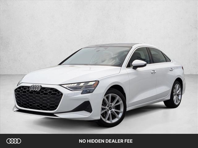 Arkona White 2026 Audi A3 Sedan All-Wheel Drive Automatic