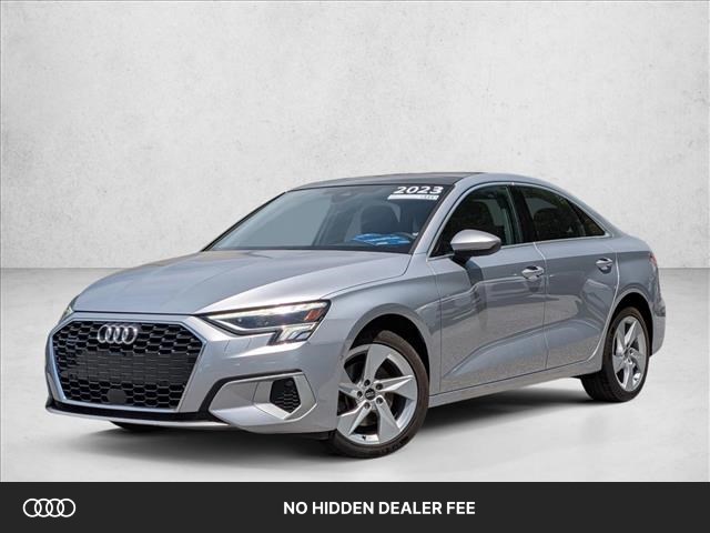 Silver 2023 Audi A3 40 TFSI quattro Premium AWD Sedan All-Wheel Drive Automatic