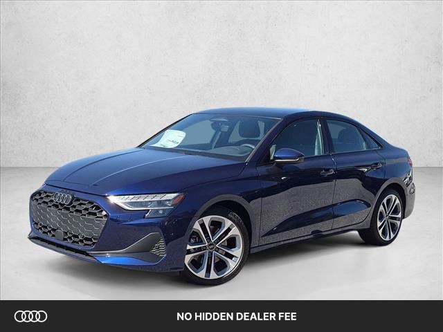Navarra Blue Metallic 2026 Audi A3 Sedan All-Wheel Drive Automatic