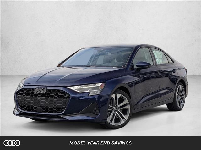 Navarra Blue Metallic 2025 Audi A3 quattro Premium Plus 40 TFSI Sedan All-Wheel Drive Automatic
