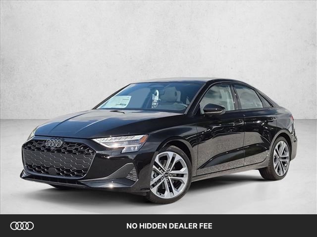 Mythos Black Metallic 2026 Audi A3 Sedan All-Wheel Drive Automatic