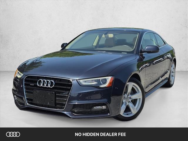 Moonlight Blue Metallic 2016 Audi A5 Coupe All-Wheel Drive 8-Speed Automatic