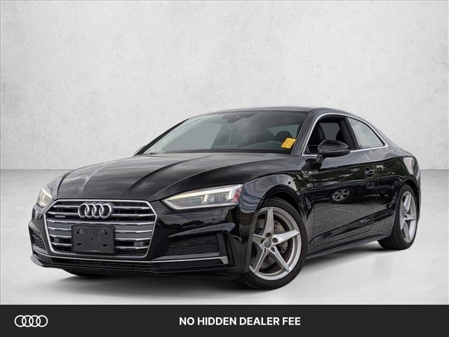 Brilliant Black 2019 Audi A5 quattro Premium Plus 45 TFSI Coupe Coupe All-Wheel Drive 7-Speed Automatic