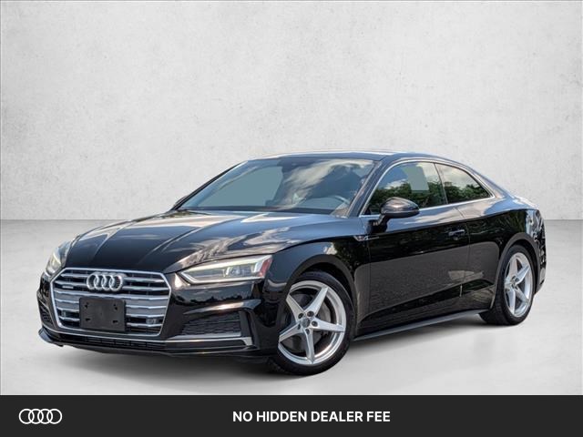 Brilliant Black 2019 Audi A5 quattro Premium Plus 45 TFSI Coupe Coupe All-Wheel Drive 7-Speed Automatic
